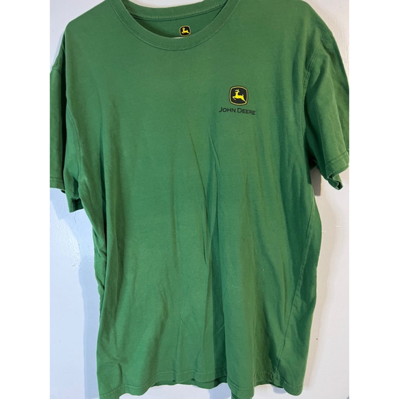 Men's John Deere T-shirt Size L Green - Picture 1 of 3